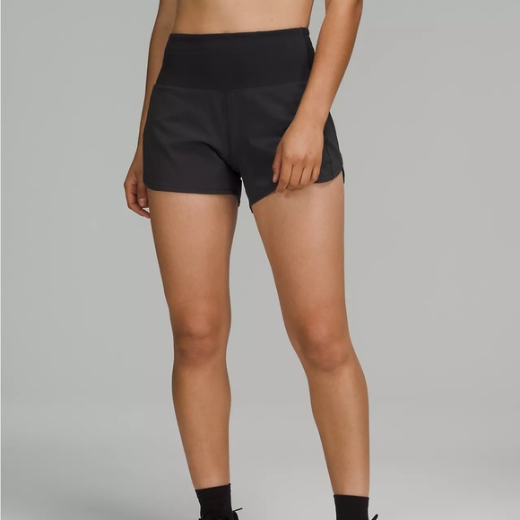 lululemon athletica Pants - High Waisted Lululemon Black Shorts Size 4
